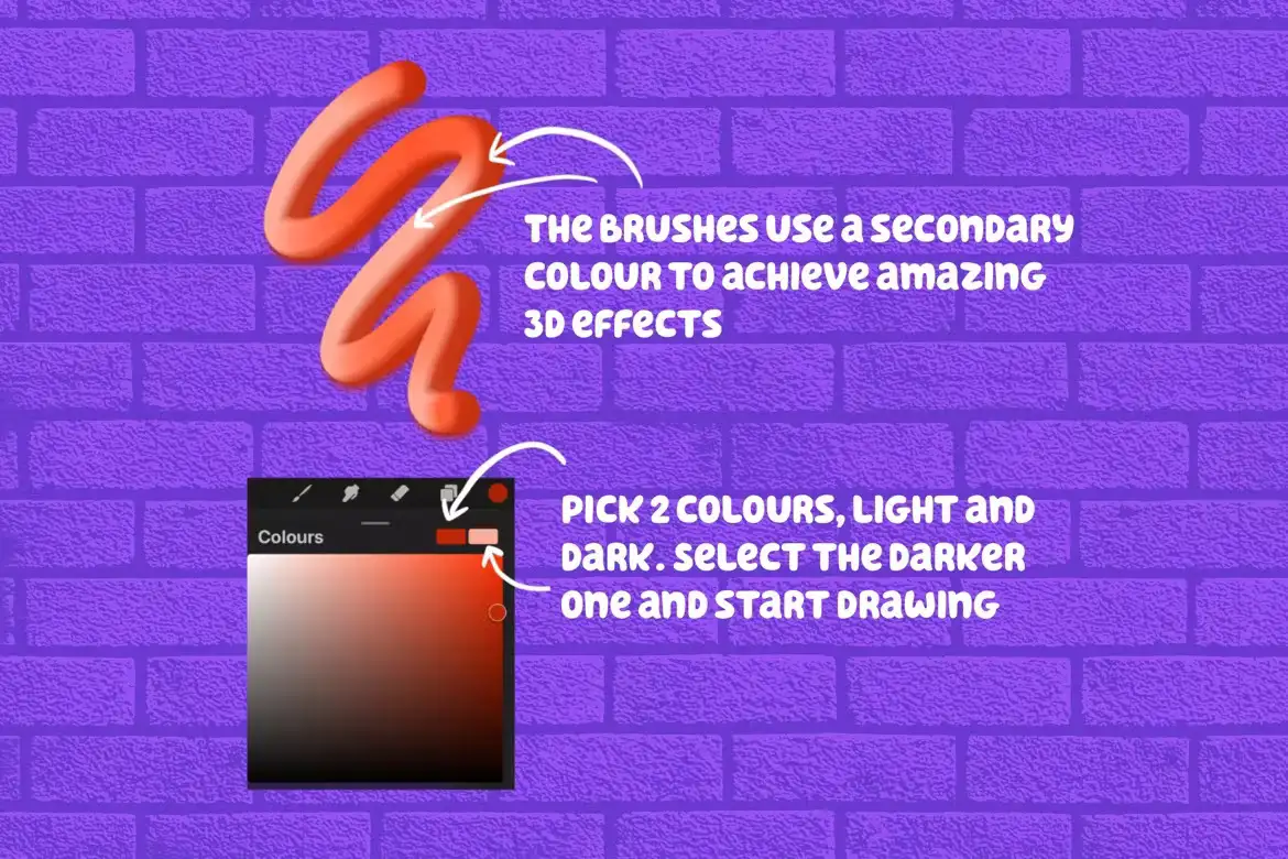 Graffiti King Procreate Brushes 4 graffiti king procreate brushes (5) 70614