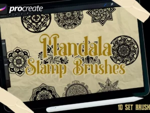 mandala stamp brush 69510