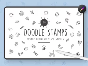 proodle procreate doodle stamps 71555