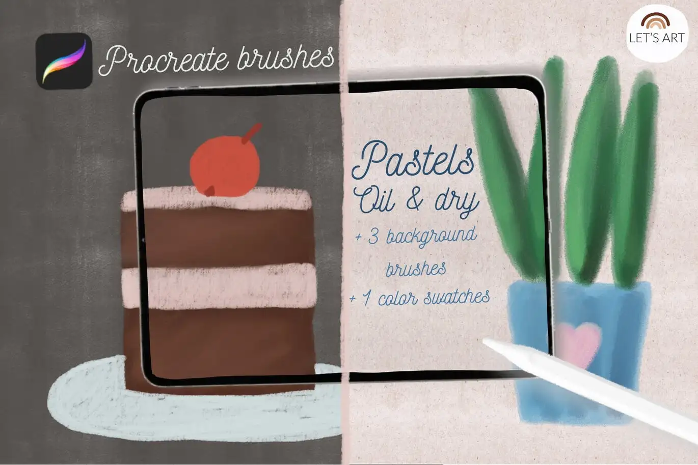 Pastels brushes for Procreate iPad 3 pastels brushes for procreate ipad (2) 73028