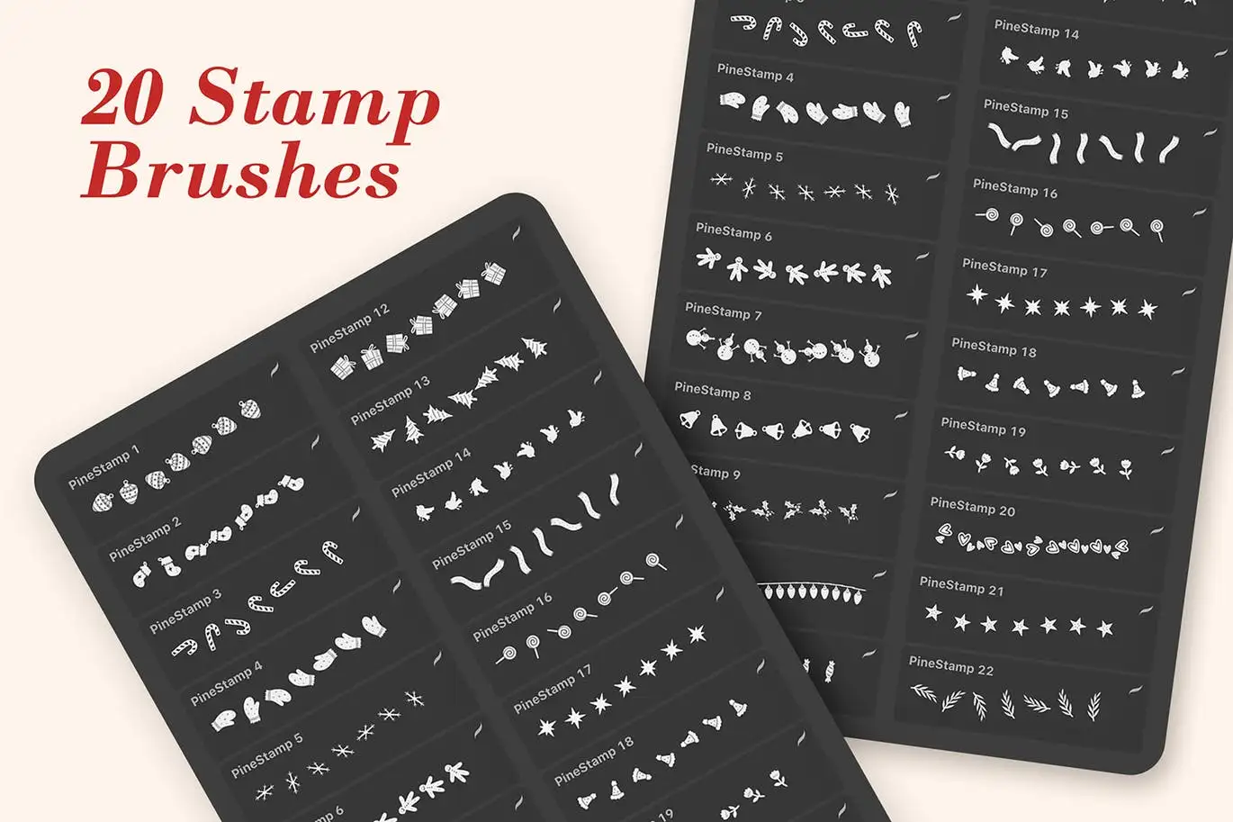 PineStamp - Procreate Brush 3 pinestamp procreate brush (3) 71639