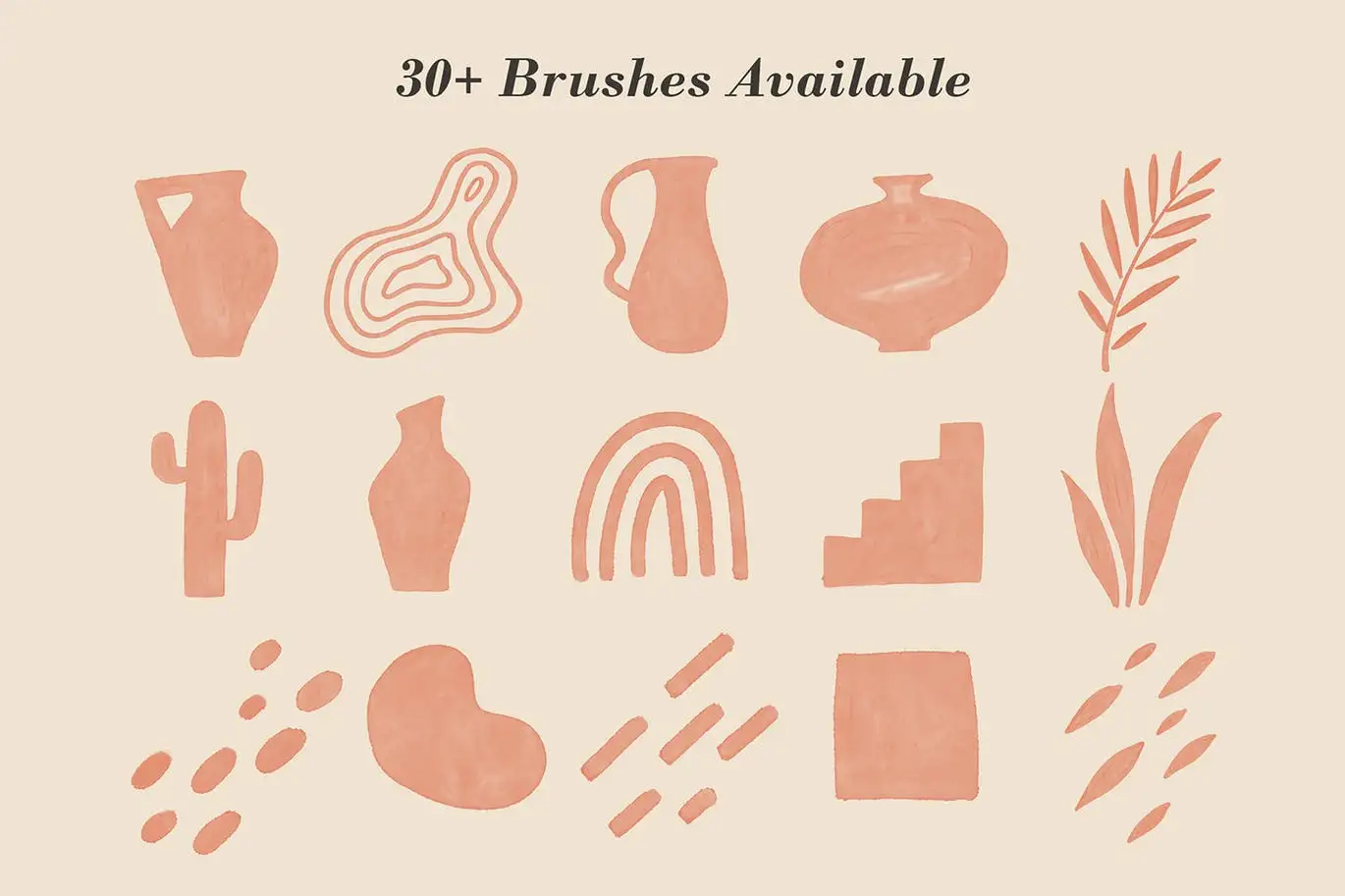 Potstamp - Procreate Brush 8 potstamp procreat brushes (5) 71469