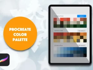 procreate palette christmas 68954