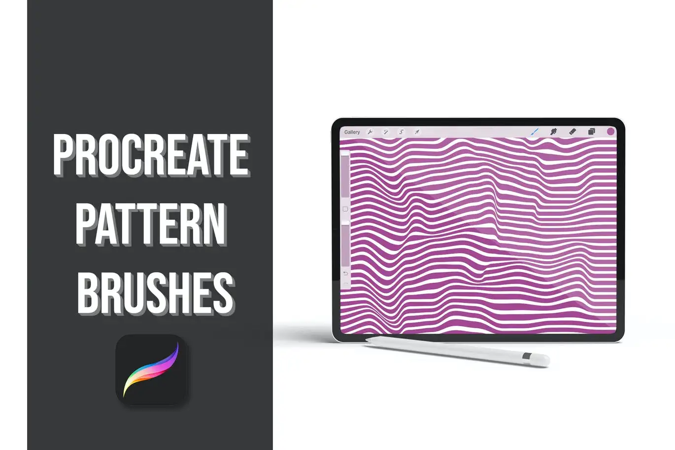 Procreate Foliage Brushes and Palettes Bundle - 24 Packs 6 procreate pattern brushes waves 68966