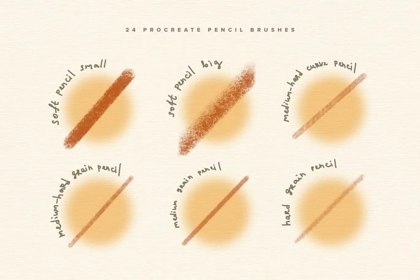 Procreate Pencil Brushes 7 procreate pencil brushes (1) 71837