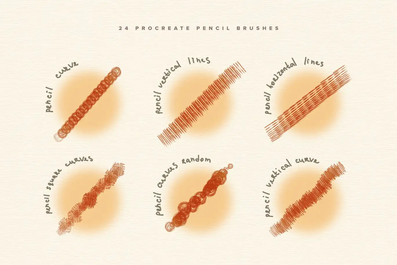 Procreate Pencil Brushes 5 procreate pencil brushes (9) 71840