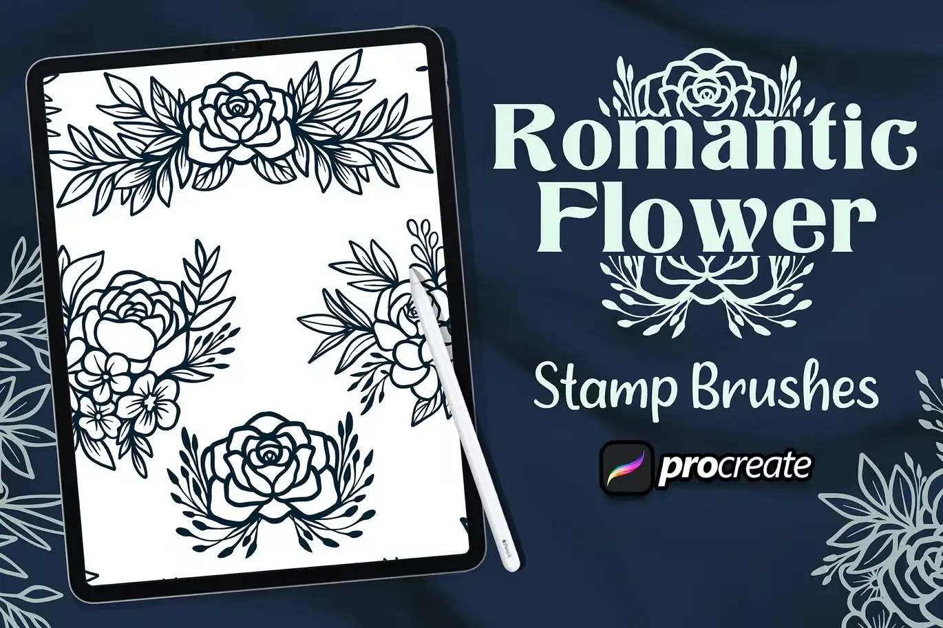 Romantic Flower Stamp Brushes 1 romantic flower stamp brushes (3) 69488