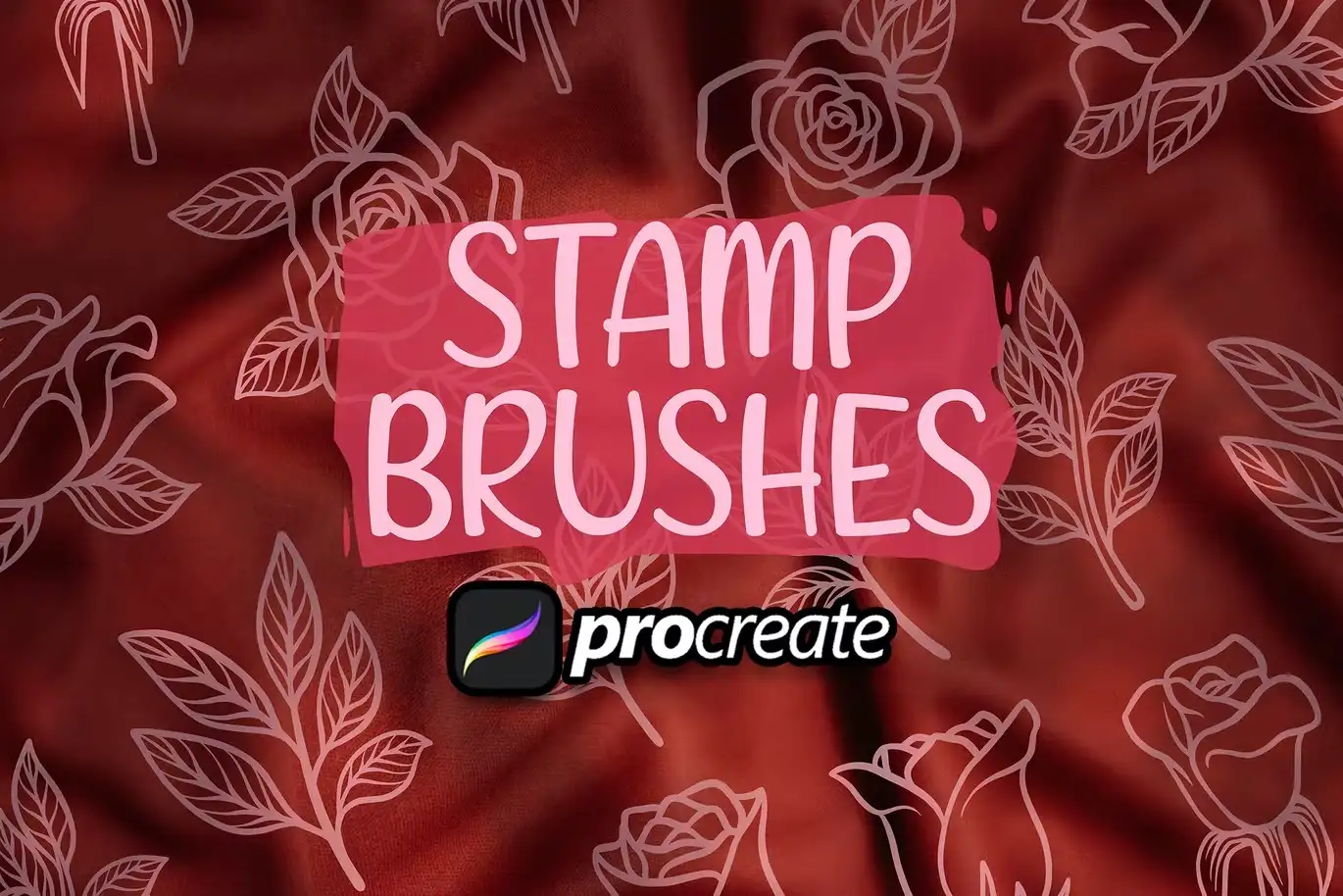 Roses Brush stamp 3 roses brush stamp (2) 69377