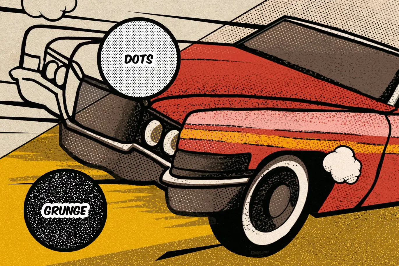 Vintage Comics: Grunge Procreate Brushes 5 vintage comics grunge procreate brushes (5) 70995