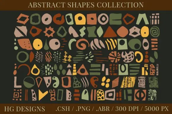 Abstract Shapes and Photoshop Brushes