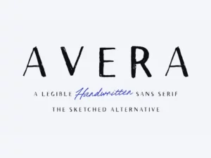 avera sans sketch sketched font1 68498