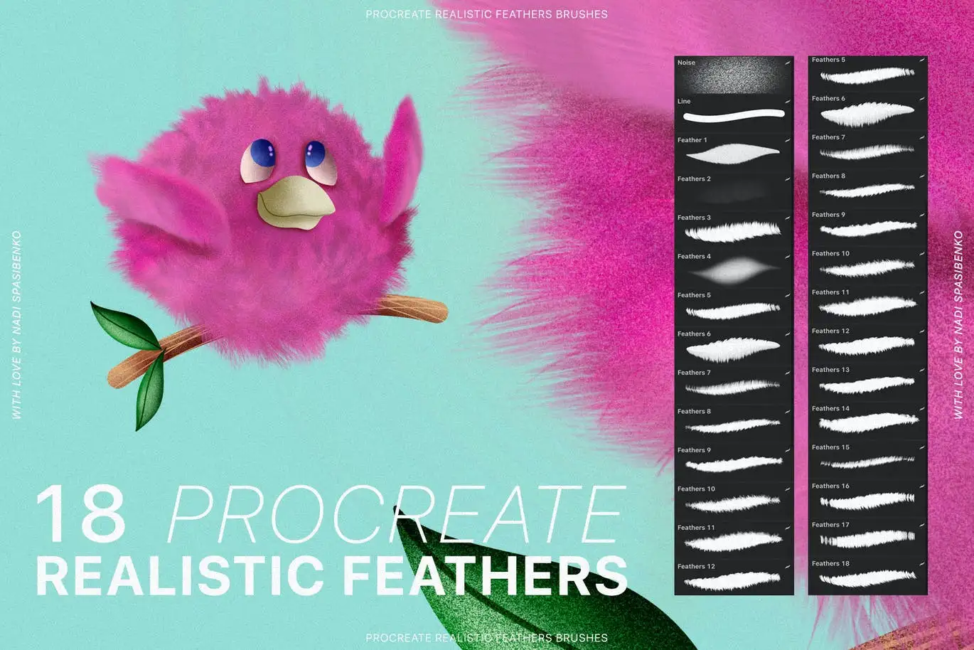 Procreate Realistic Feather Brushes 3 b924edfc ff98 434f 8389 cd7e304166b2 70770
