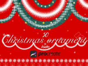 christmas brushes for procreate1 72838