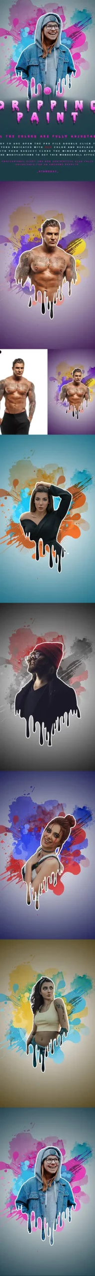 Dripping Painting - Photoshop Effect