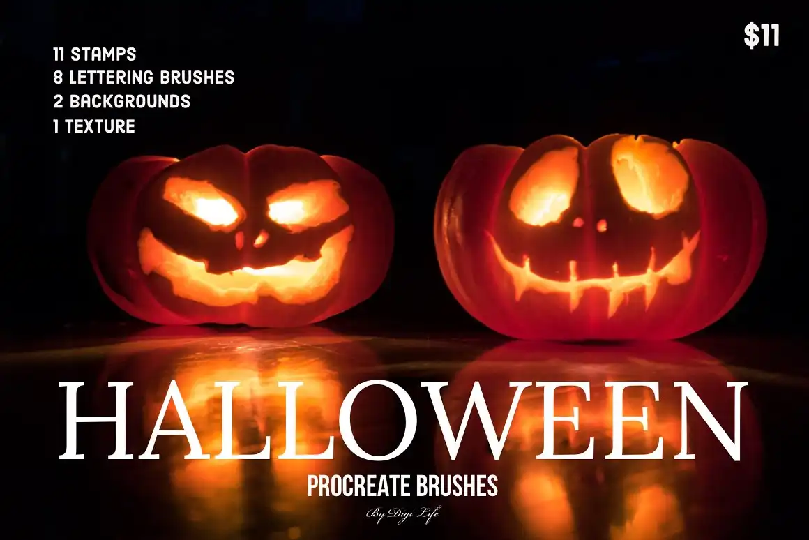 Halloween Procreate Brushes
