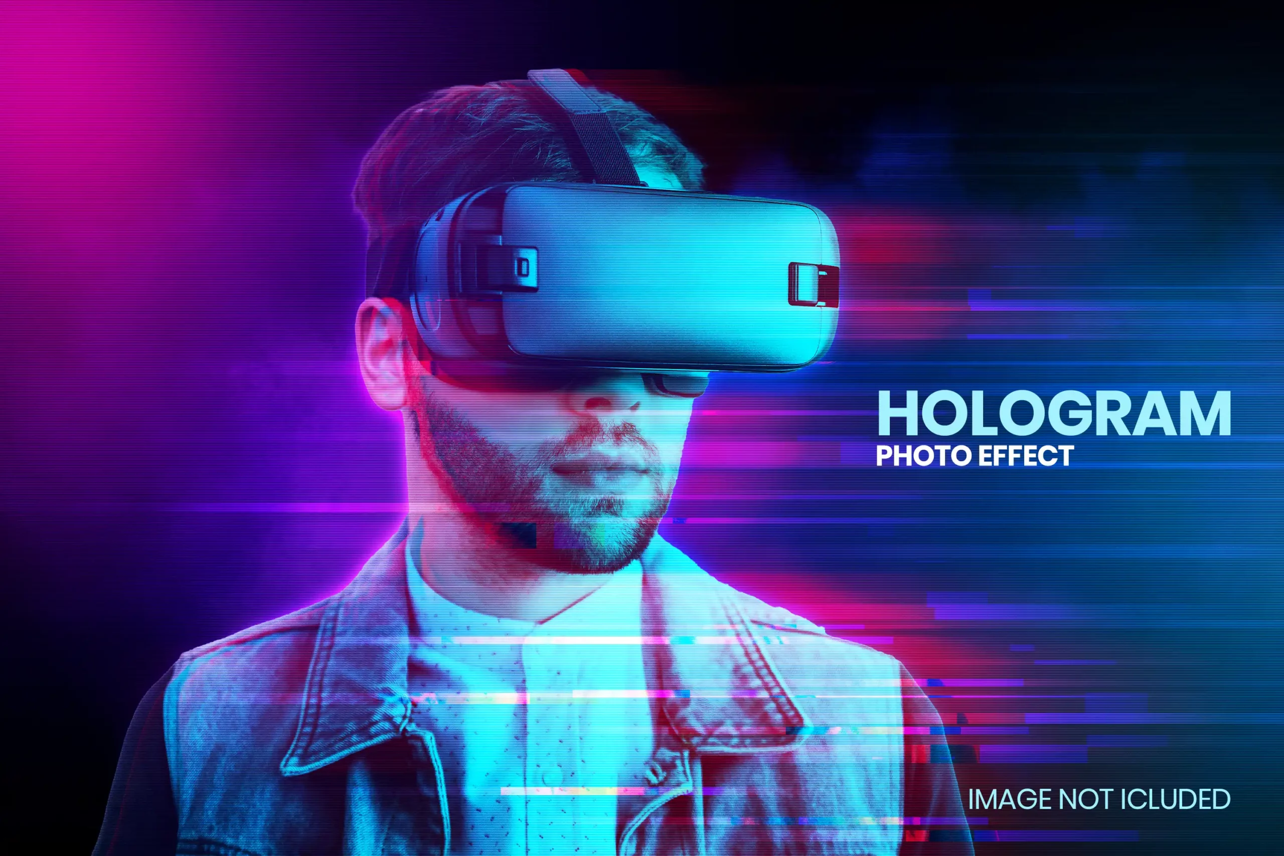 6 Hologram Glitch Photoshop Effects 9 hologram glitch photoshop effects (12) 69898