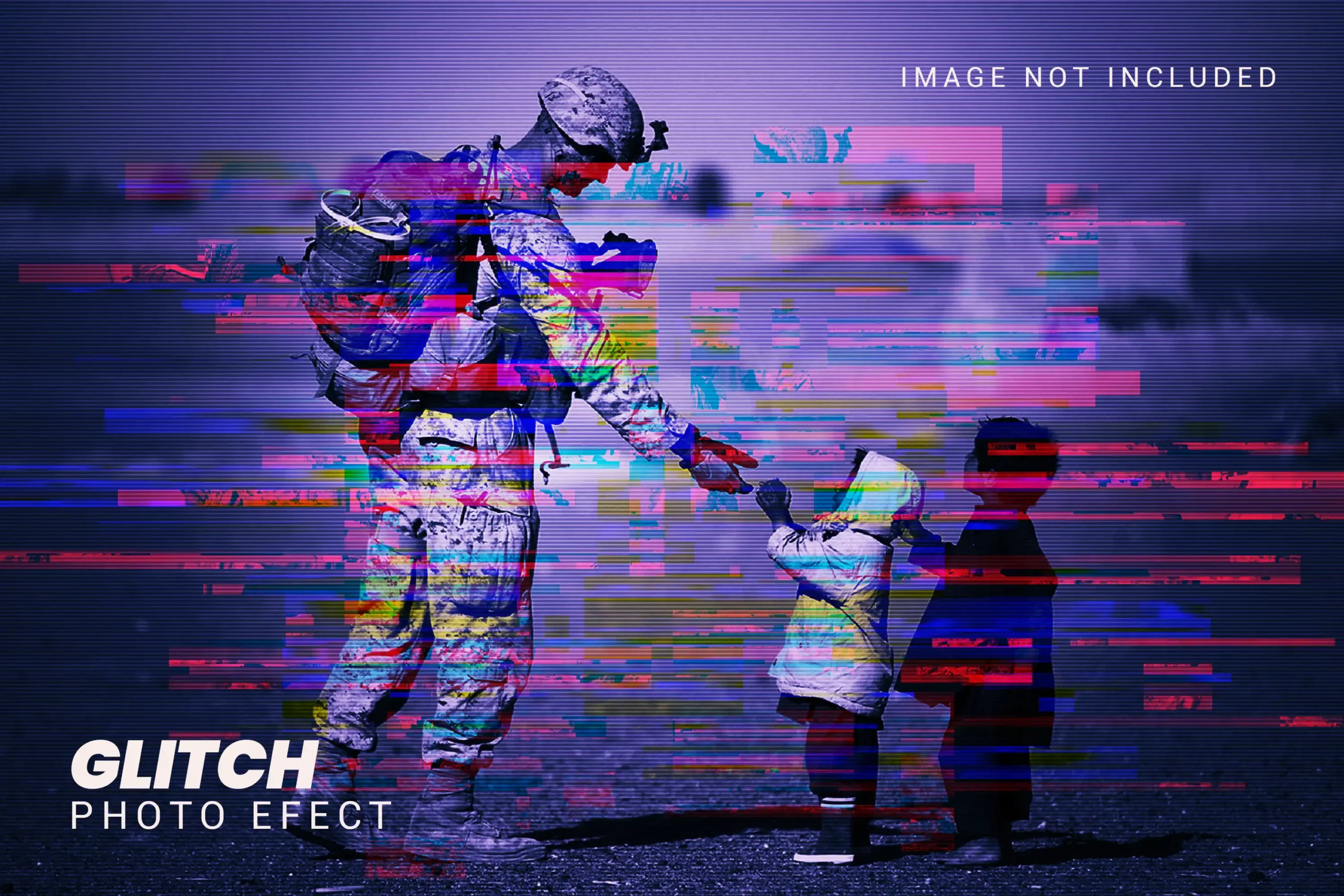 6 Hologram Glitch Photoshop Effects 7 hologram glitch photoshop effects (7) 69900