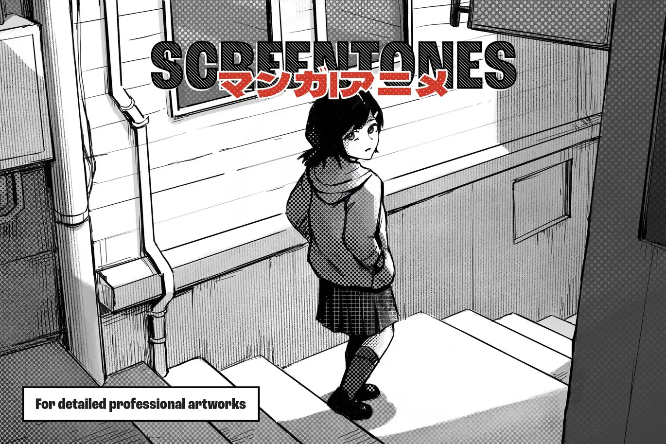Manga Screentone Procreate Brushes 9 manga screentone procreate brushes (2) 72086