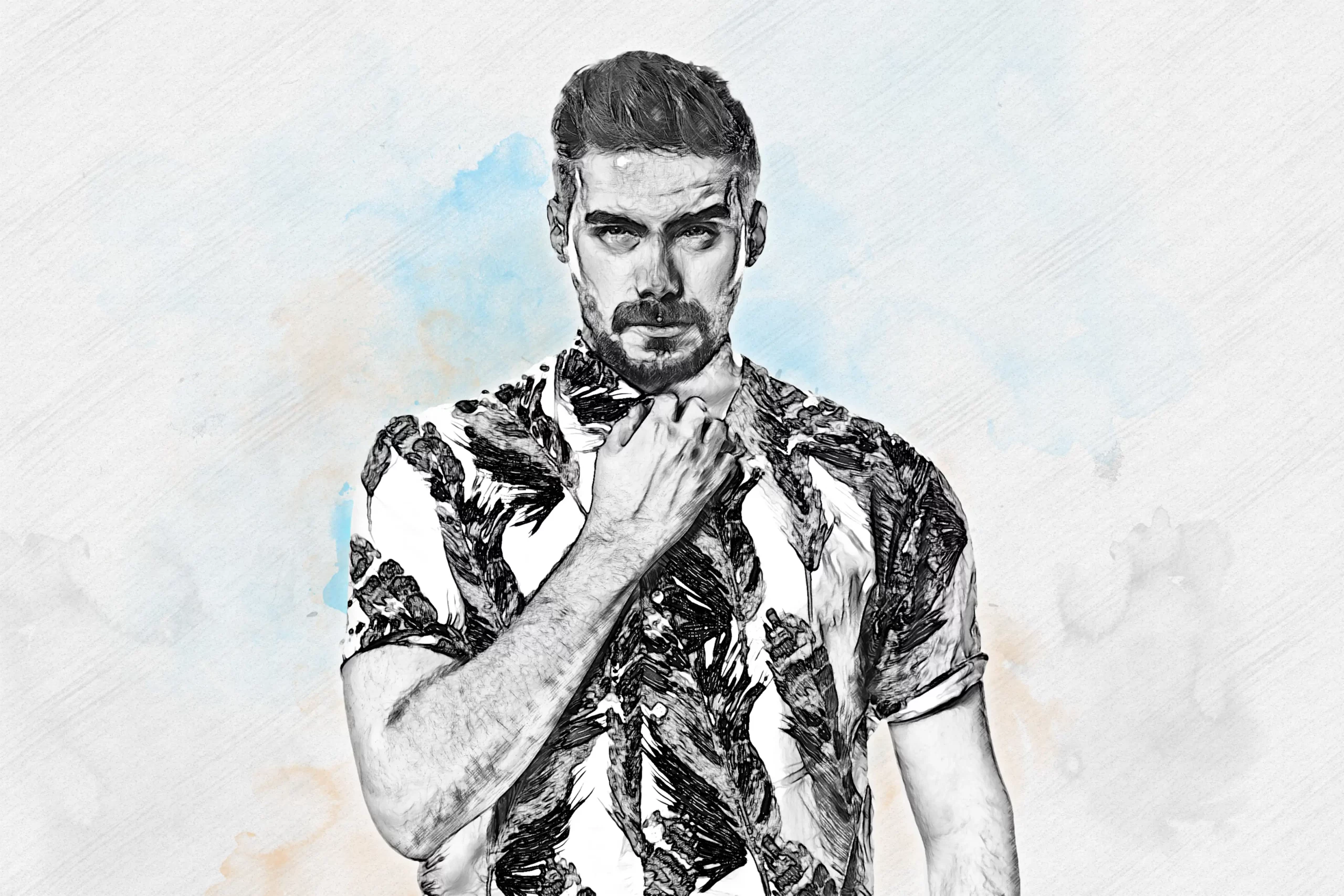 Pencil Photoshop Action1 6 pencil sketch drawing photoshop effect4 72186