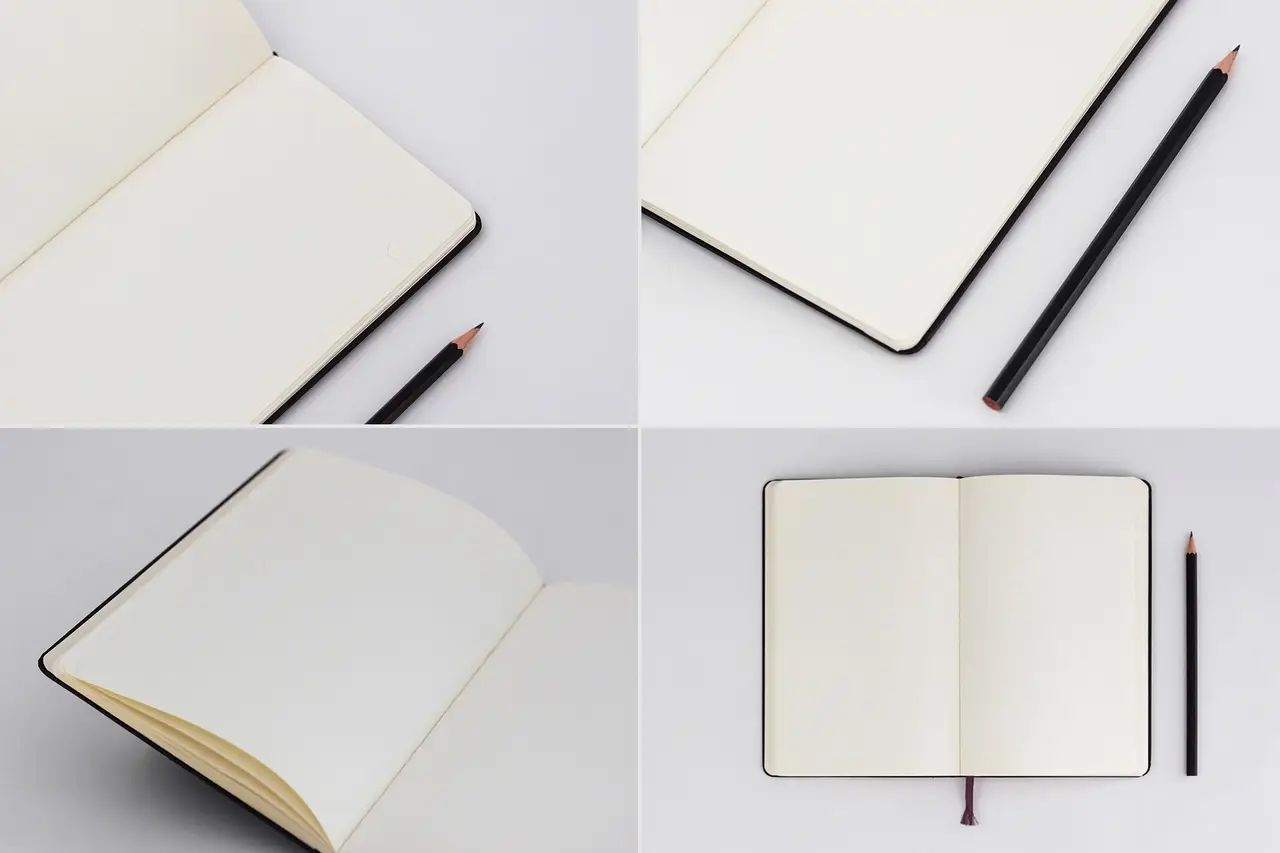 12 Sketchbook Mockups 17 sketchbook mockups by the template temple (12xpsd) (2) 68122