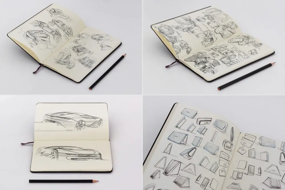 12 Sketchbook Mockups 16 sketchbook mockups by the template temple (12xpsd) (3) 68123