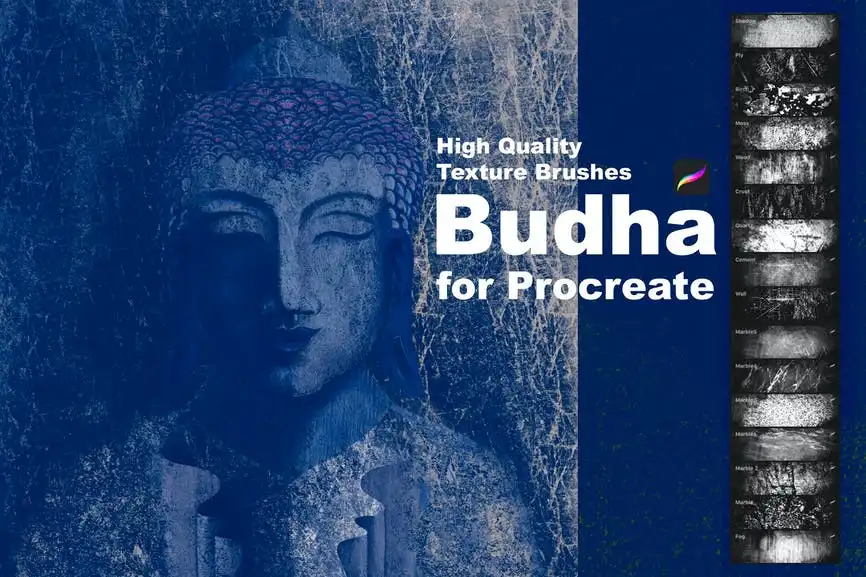 Texture Brushes for Procreate. Budha 11 texture brushes for procreate. budha (11) 68852