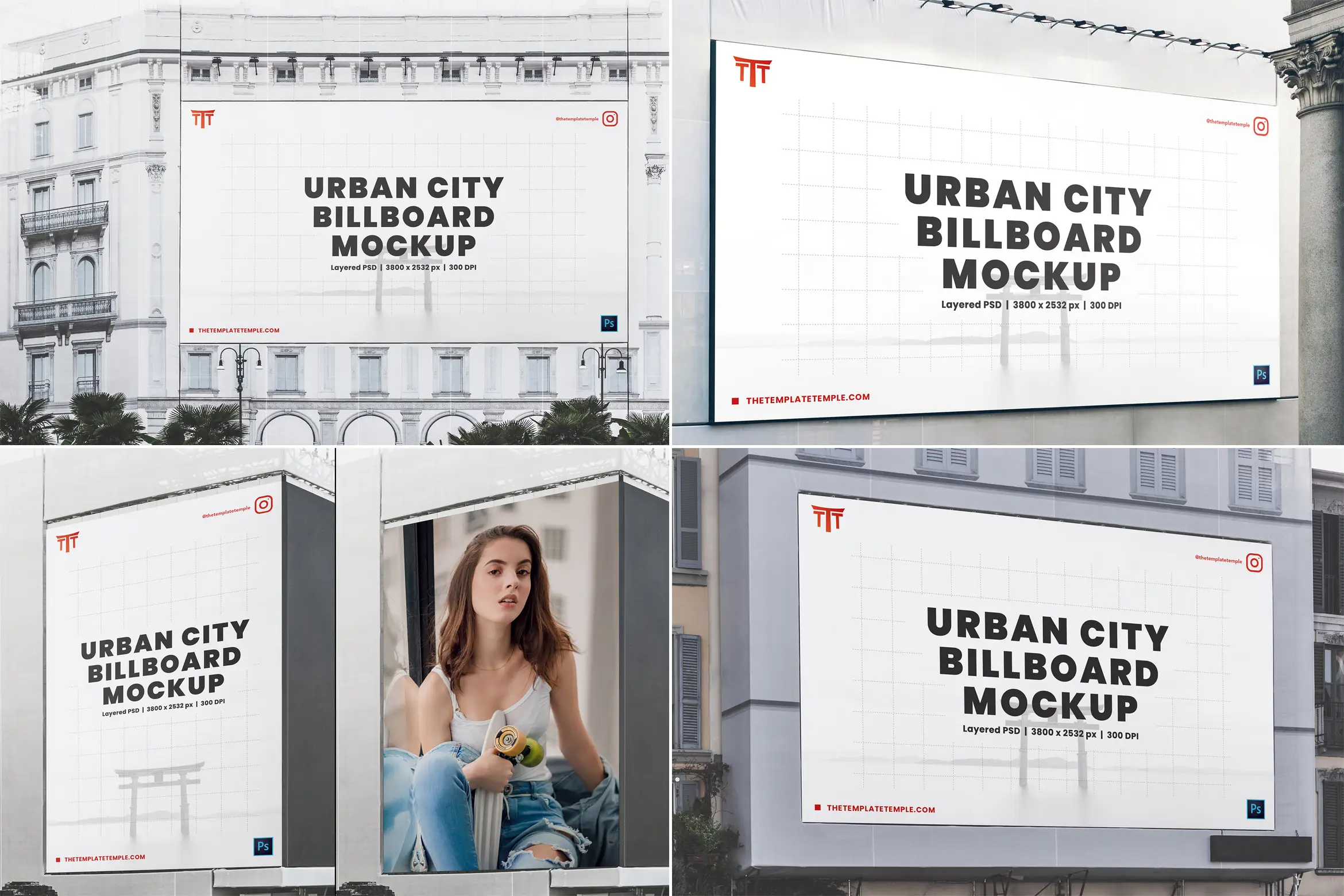 20 Urban City Billboard Mockups 7 urban city billboard mockups by the template temple (20xpsd) (1) 68139