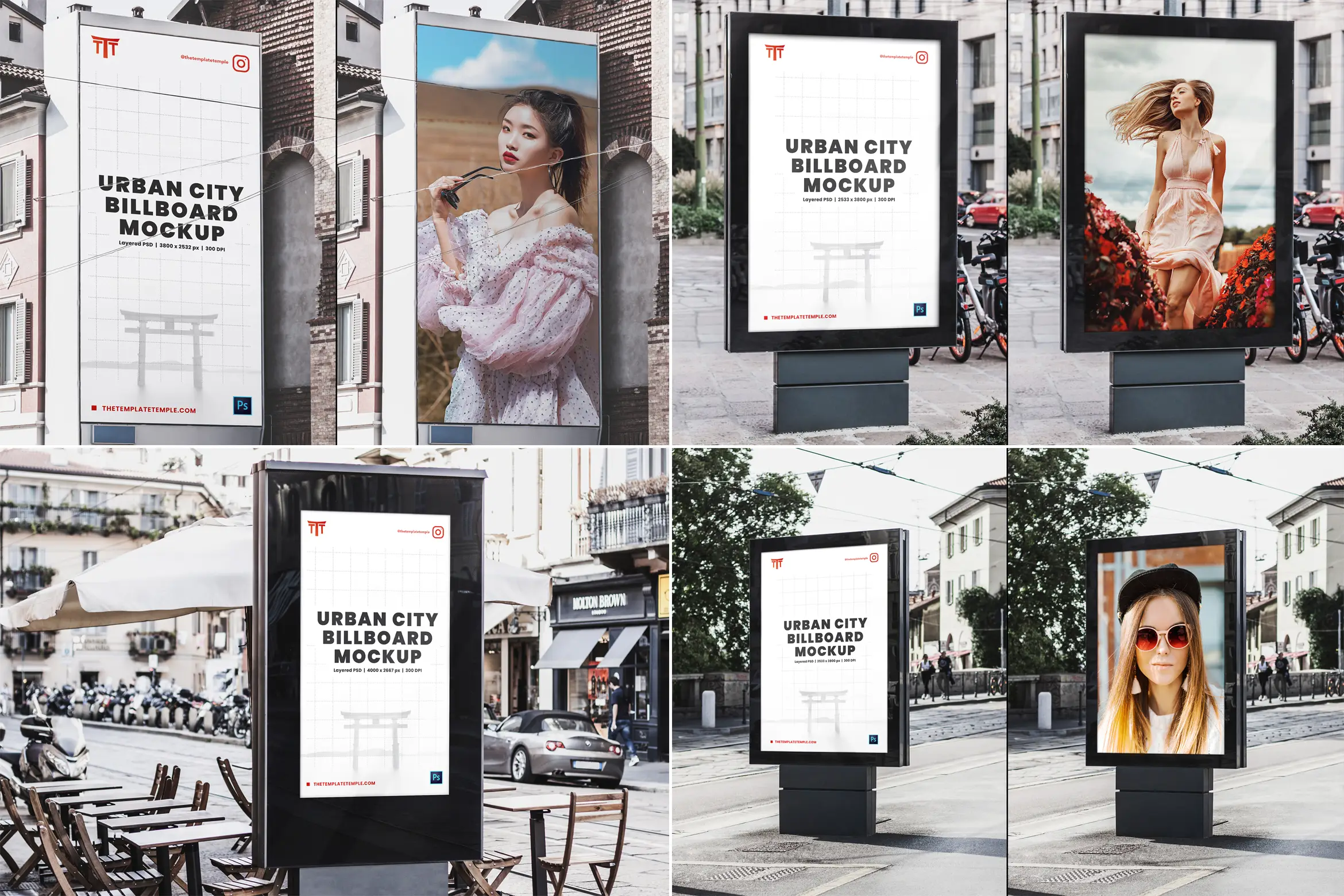 20 Urban City Billboard Mockups 6 urban city billboard mockups by the template temple (20xpsd) (2) 68140