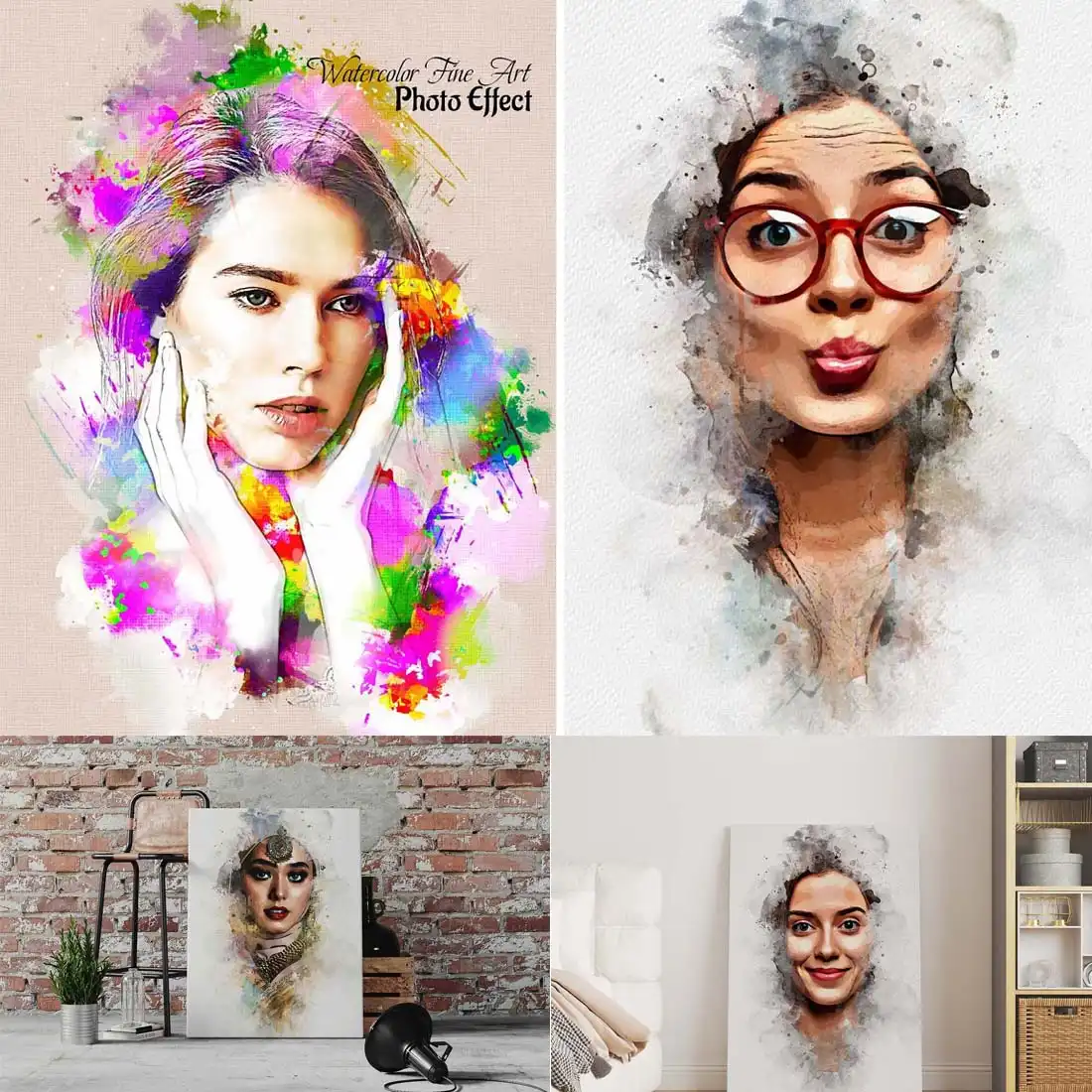 Watercolor Fine Art Photo Effect