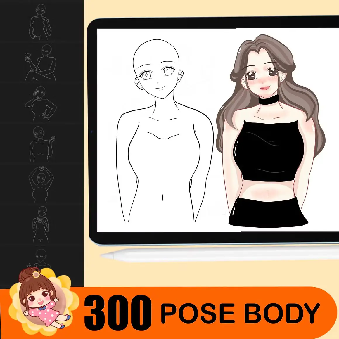 500 Anime Stamps Procreate Brush Set 3 500 anime stamps procreate brush set2 73528