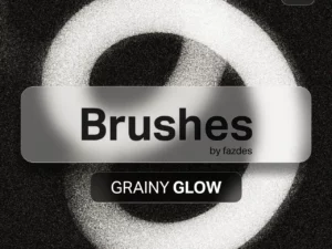 glow grain 16 letteringpainting brushes & templates + apple glowbrush 78343