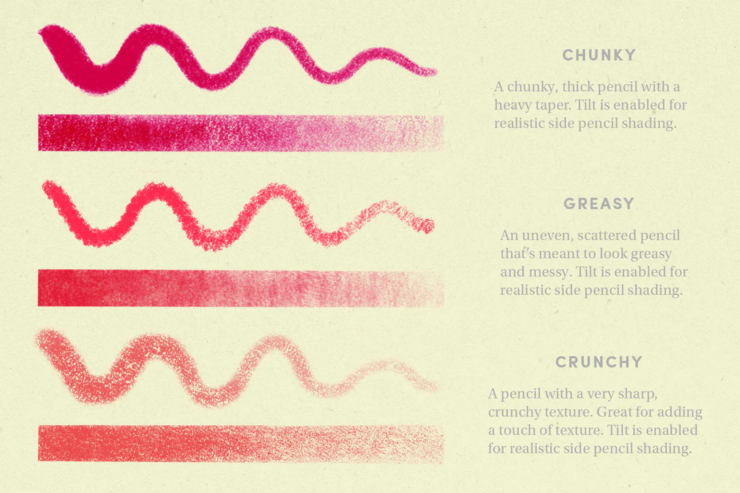 Pencil Pack – Procreate Brushes 4 pencil pack – procreate brushes (4) 78505