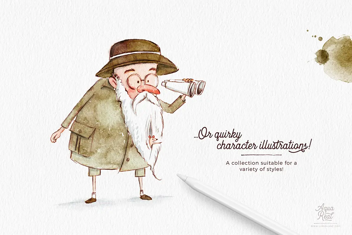 AquaReal – Realistic Watercolour Brushes For Procreate 11 aquareal – realistic watercolour brushes for procreate13 79562