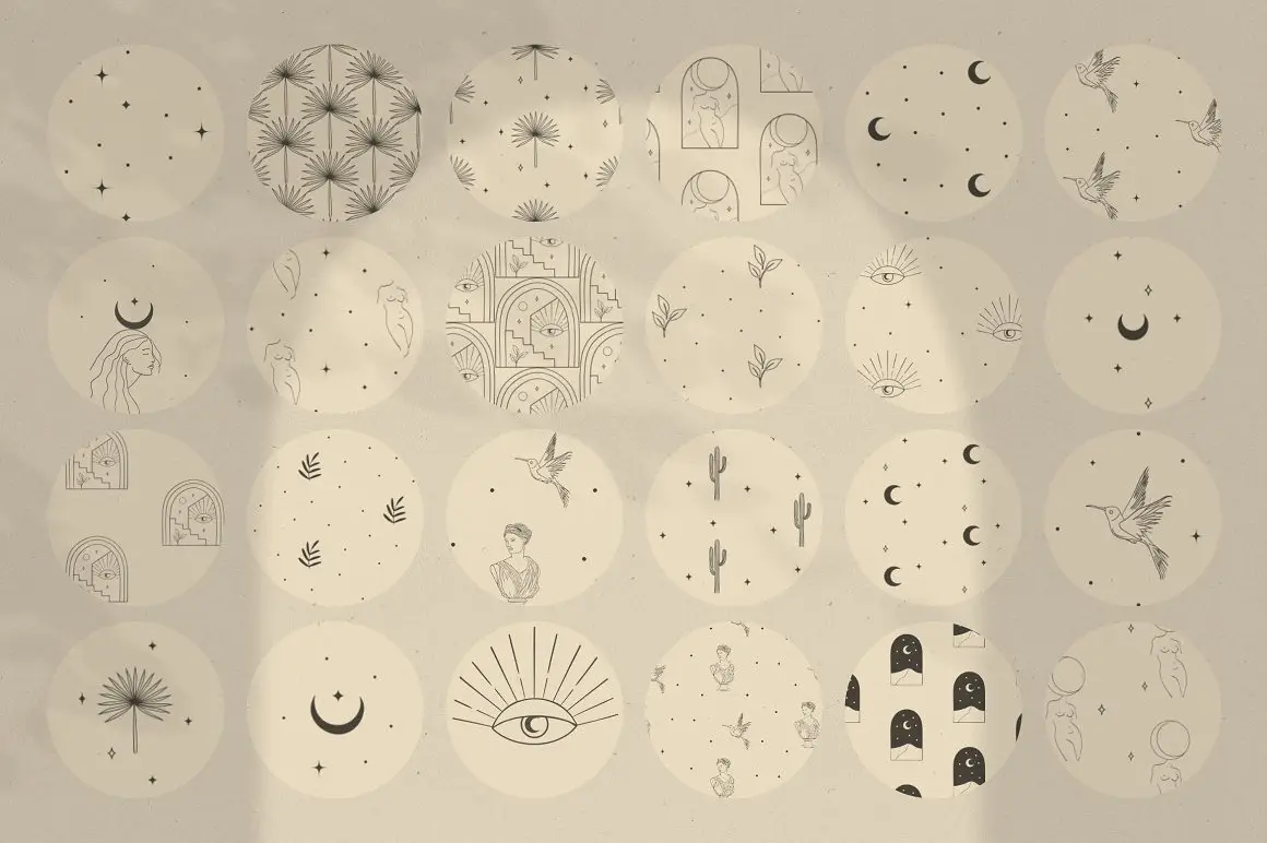 Bohemian Modern Patterns Collection 5 bohemian modern patterns collection2 80218
