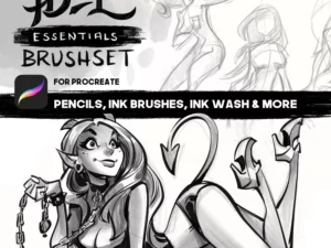 drawing and inking brushes for procreate1 77590