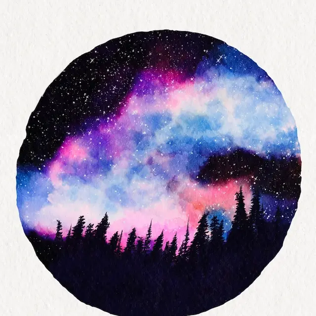 Galaxy Watercolor Painting kit for Procreate 14 galaxy watercolor painting kit for procreate21 77840