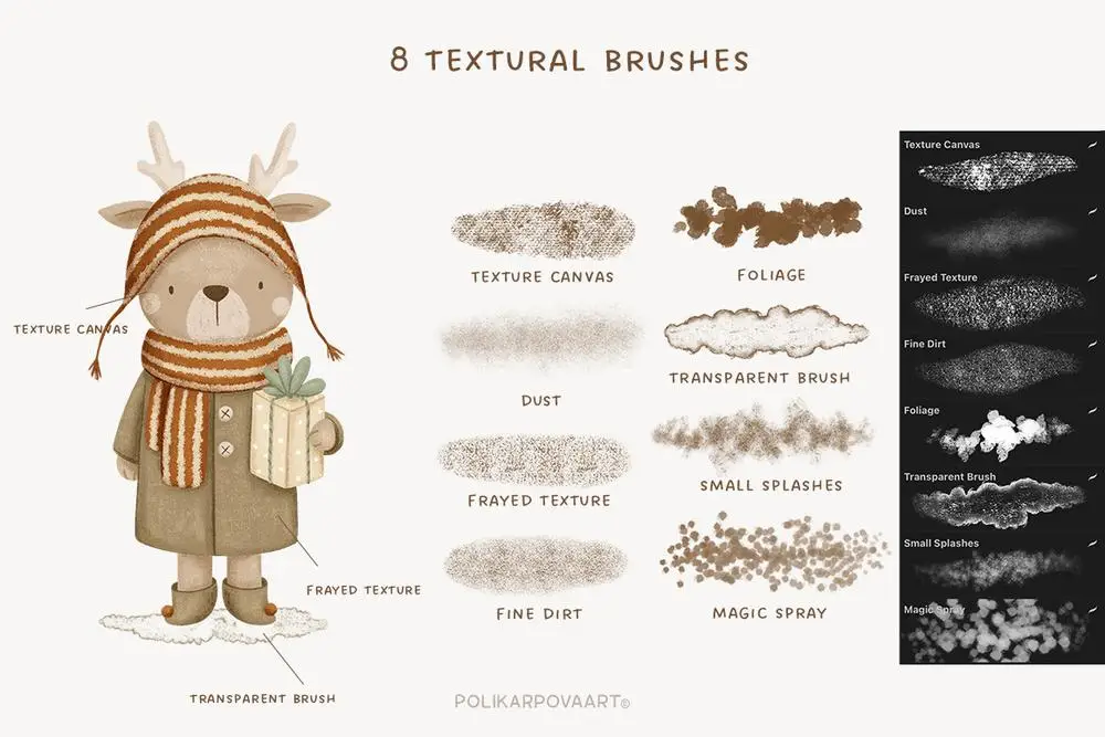 Gift Brusbox - texture brushes and canvas for Procreate 3 gift brusbox texture brushes and canvas for procreate3 81188