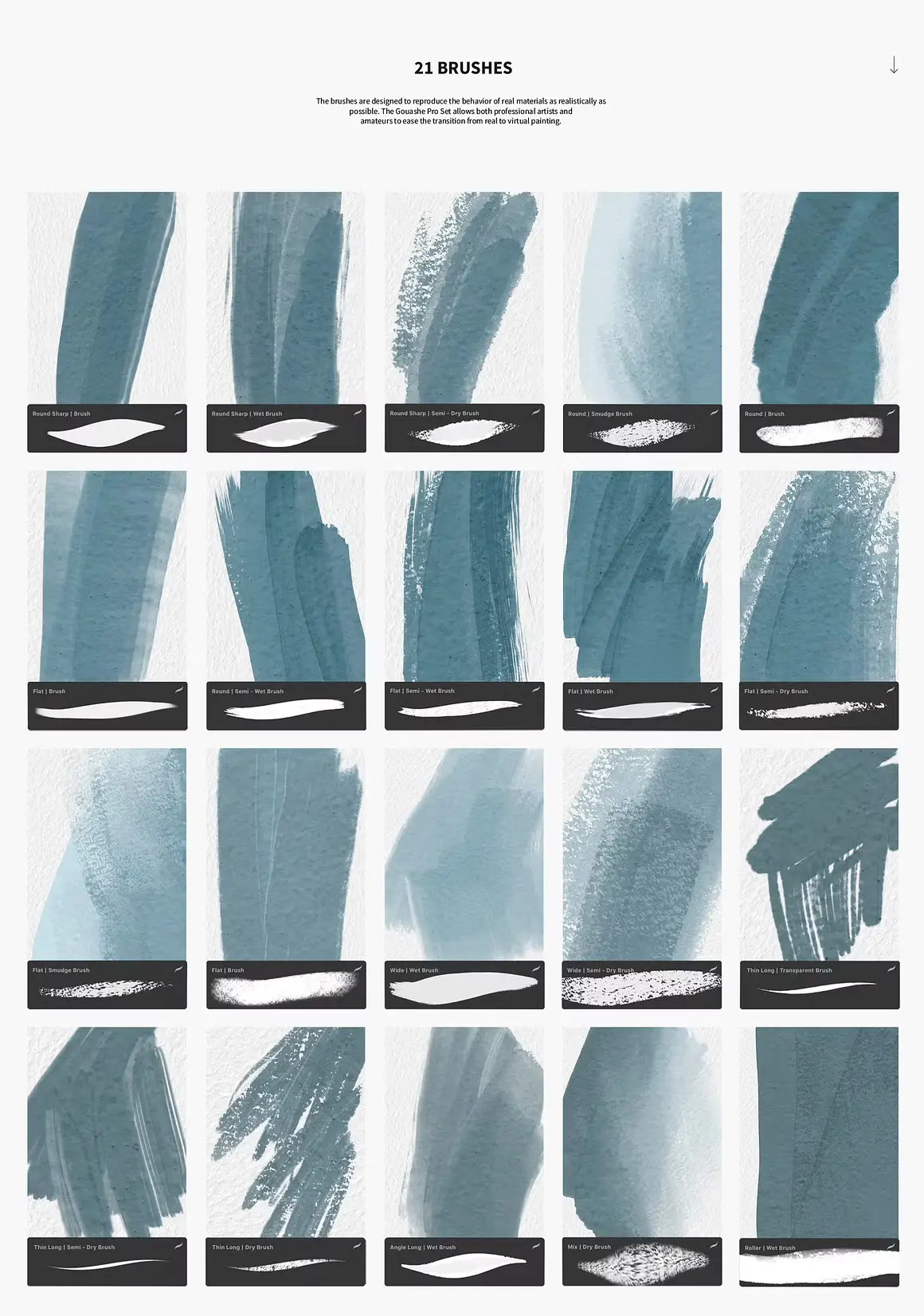 Gouache Pro Set for Procreate 7 gouache pro set for procreate6 79445