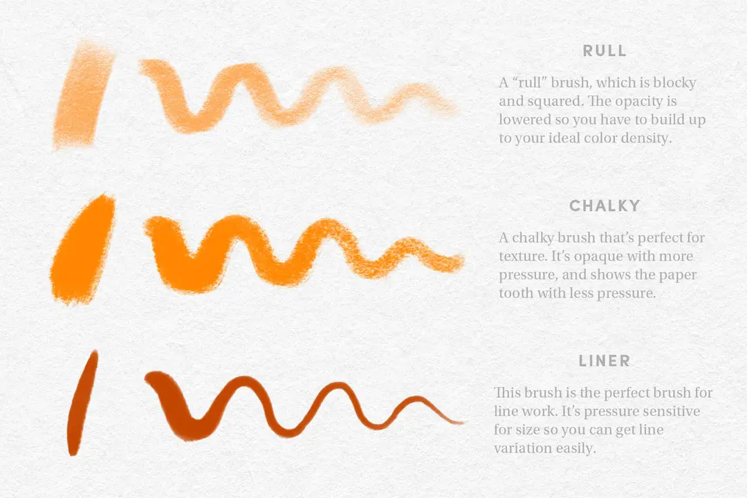 Gouache Set – Procreate Brushes 7 gouache set – procreate brushes (5) 78420