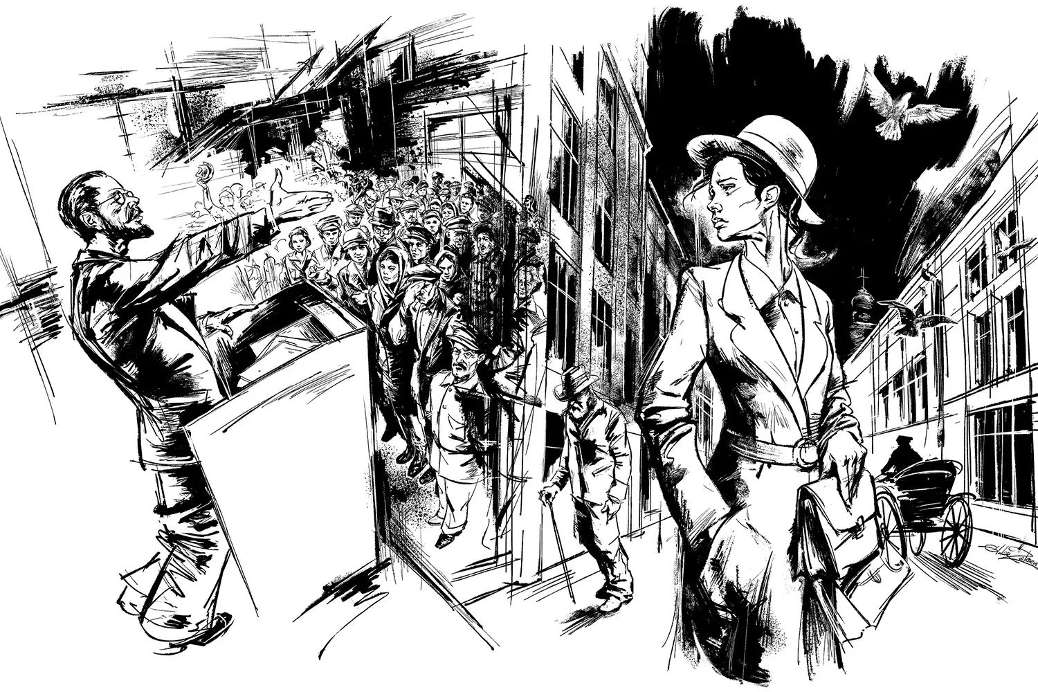 INK - 40 Photoshop Brushes for Inking+Halftone removing Action 7 ink 40 photoshop brushes for inking+halftone removing action04 79815