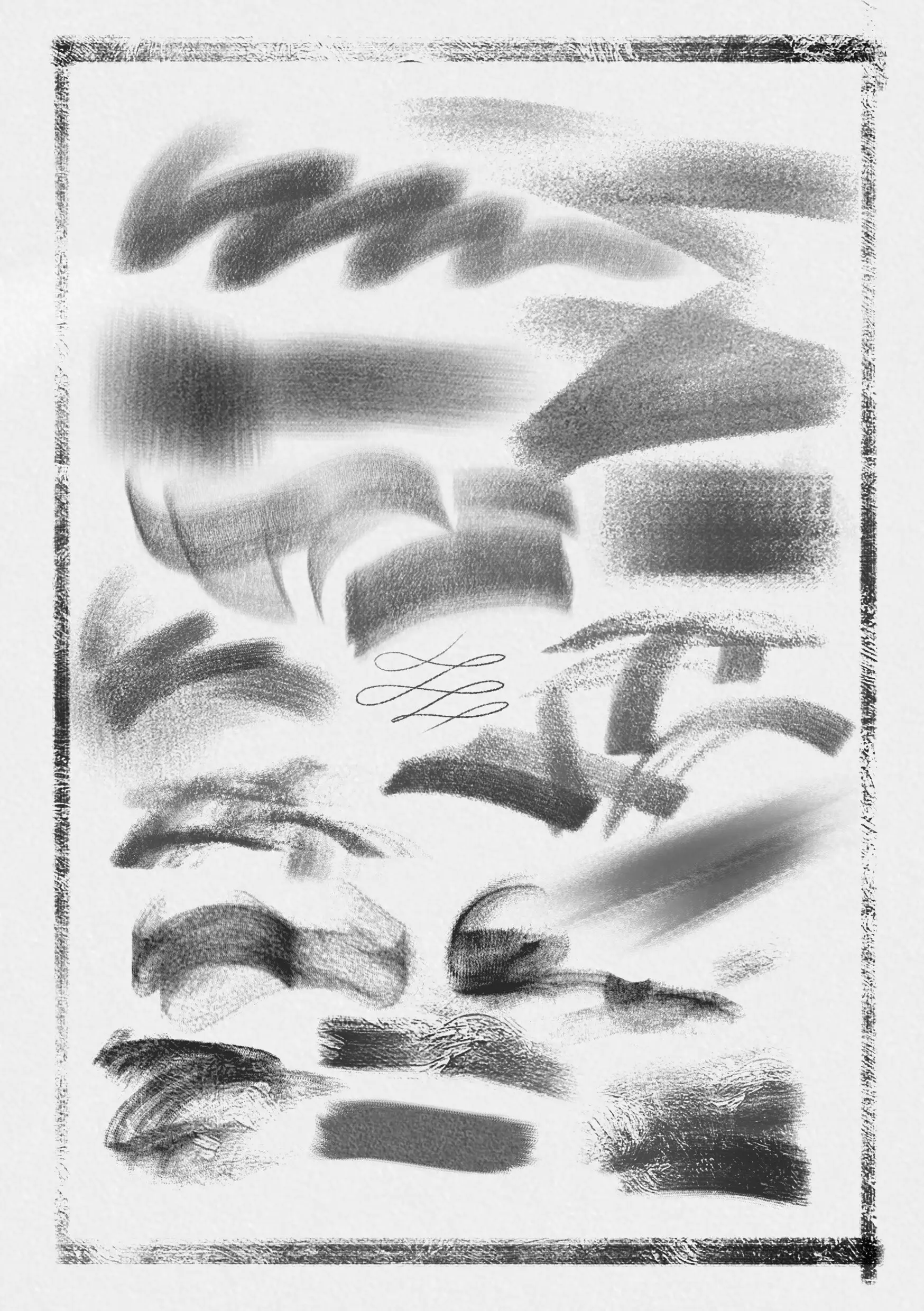 Killer Charcoal. Charcoal imitation brushes for Photoshop CS5+ 10 killer charcoal. charcoal imitation brushes for photoshop cs5+2 78292