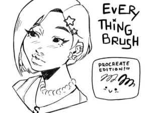 procreate everything brush by ayeoops 77559