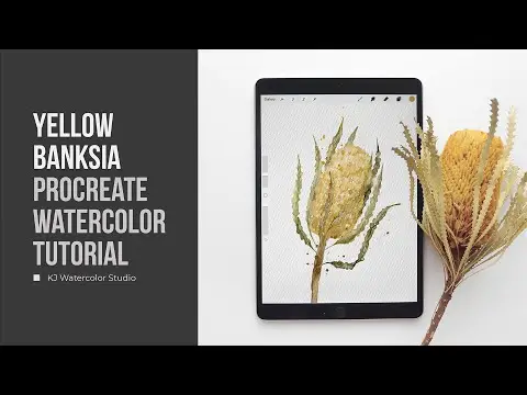 Procreate Watercolor Brushes & Paper 16 procreate watercolor brushes & paper09 79040