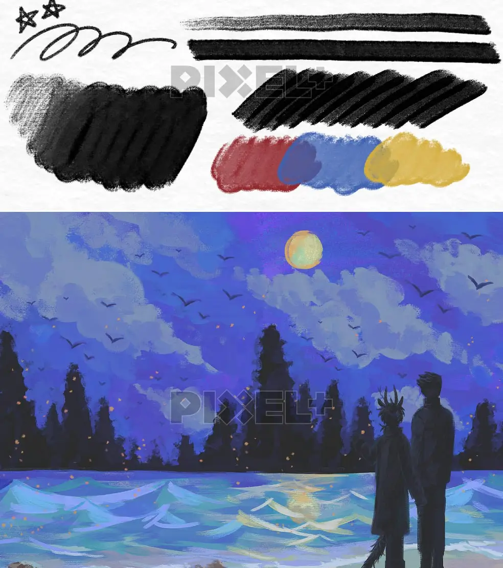 Real analog oil flower brush (+Ver. 2.0) 4 real analog oil flower brush (+ver. 2.0) (2) 78080