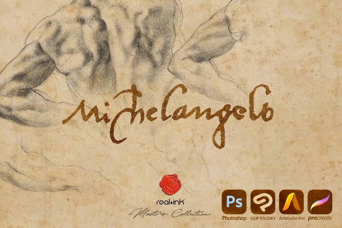 Real-ink™ Michelangelo Mega Pack | Brushes