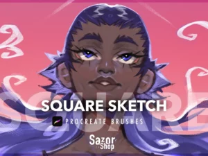 square sketch ssazor brushes 78859