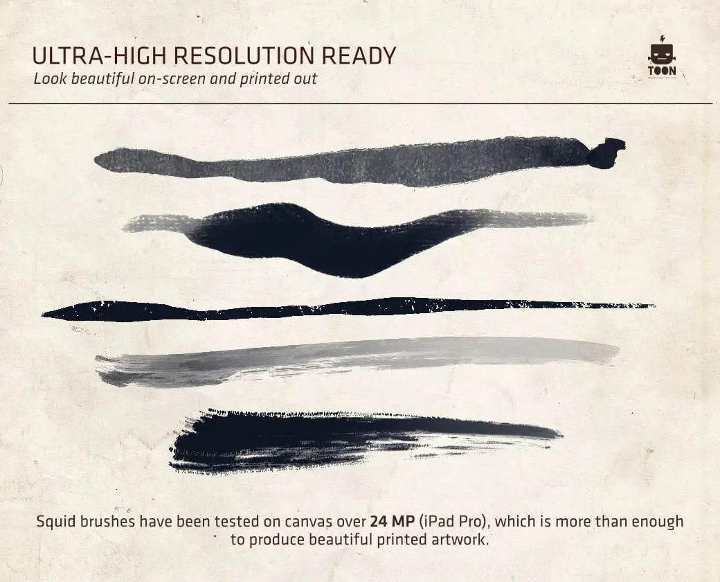 Squid Brush Pack for Procreate 7 squid brush pack for procreate6 78114