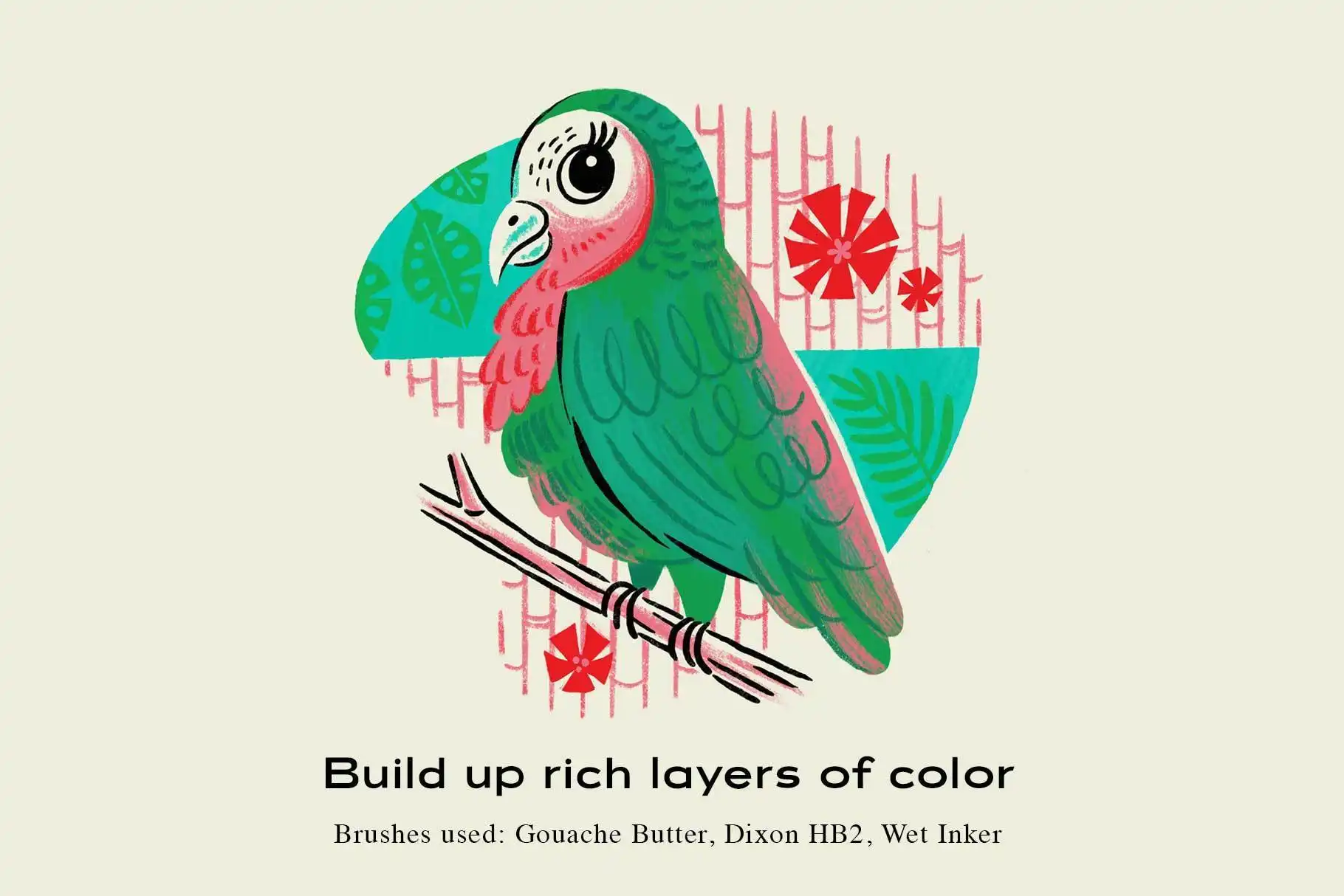 The Complete Mid-Century Brush Collection for Procreate 44 the complete mid century brush collection for procreate07 76396