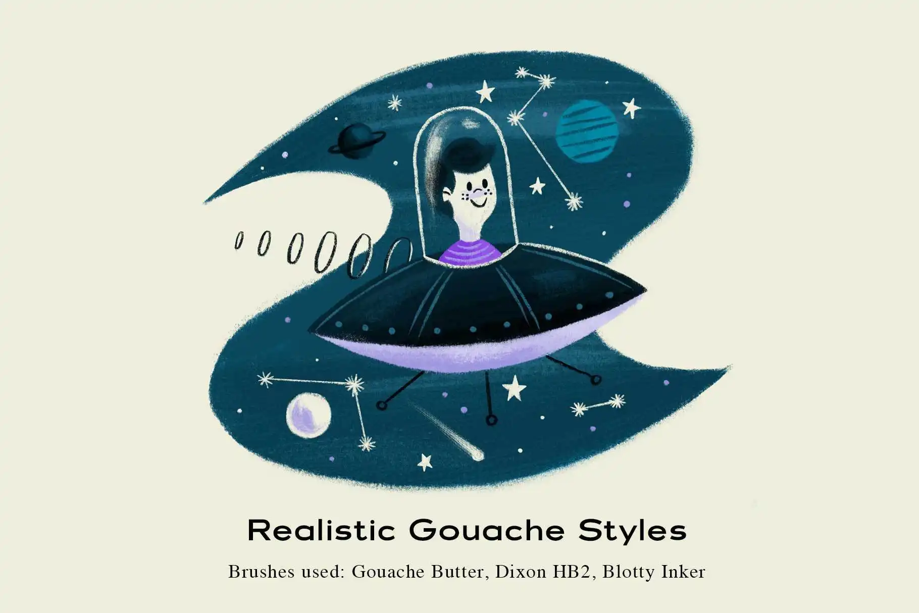 The Complete Mid-Century Brush Collection for Procreate 42 the complete mid century brush collection for procreate10 76399