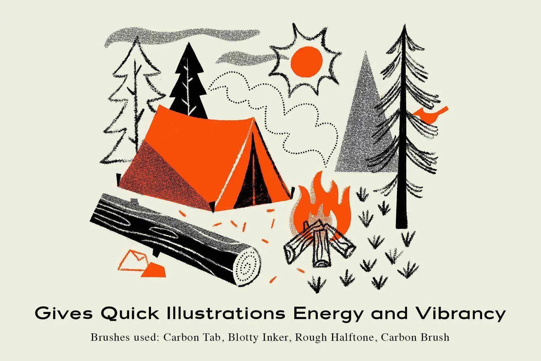The Complete Mid-Century Brush Collection for Procreate 41 the complete mid century brush collection for procreate11 76400